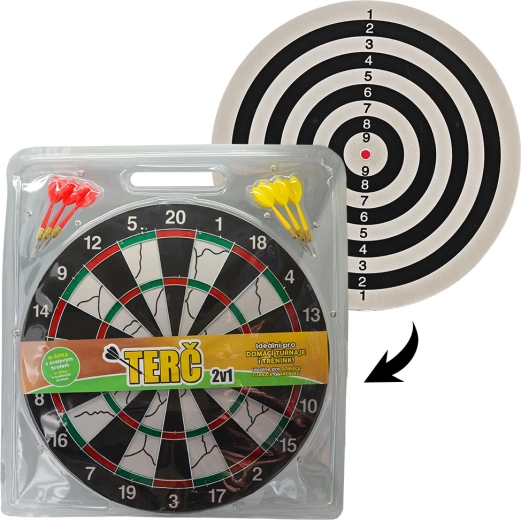Țintă pentru darts 2în1 43 cm Sparkys