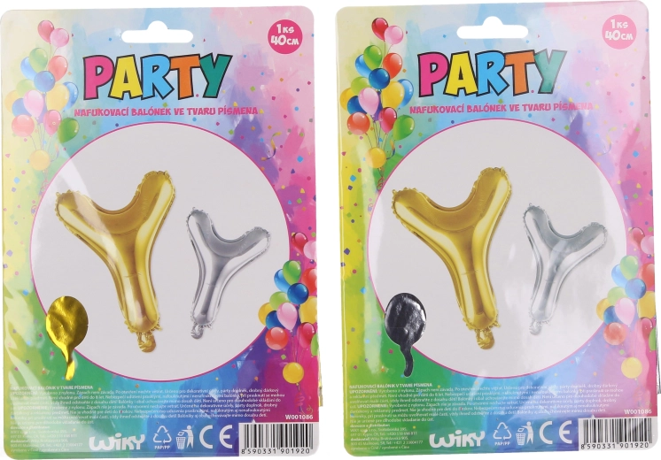 Baloan gonflabil literă Y, 40 cm