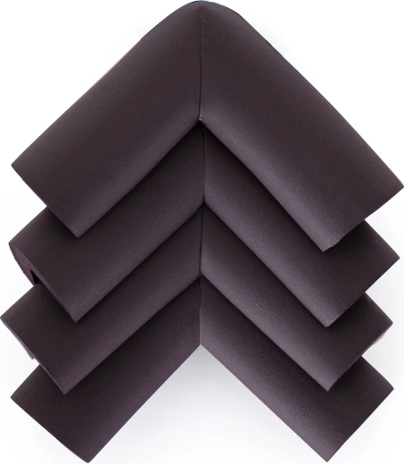 Protecție din spumă pentru colțuri Feedo, maro, 4 buc.