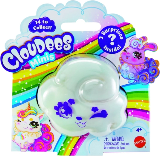 Mattel Cloudees minis mini animăluț într-un norișor cu surpriză - 1 bucată