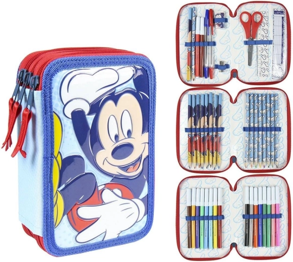 Penar Mickey echipat, cu trei compartimente - 1 bucată
