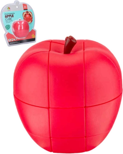 Puzzle rotativ din plastic, măr 8 cm - 1 bucată