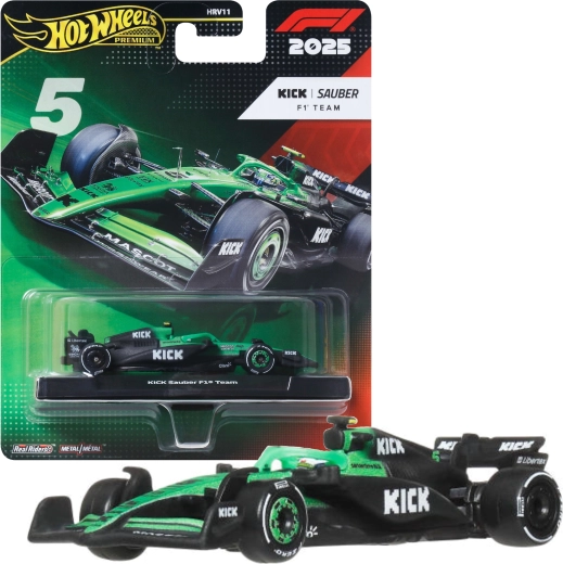 Hot Wheels Premium Formula 1 – mașină de curse Sauber Gabriel Bartoleto #5 (2025)