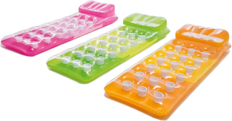 Saltea gonflabilă pentru apă 188 × 71 cm Intex – portocalie