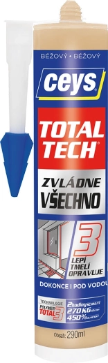 Adeziv și etanșant universal 290 ml TOTAL TECH bej CEYS