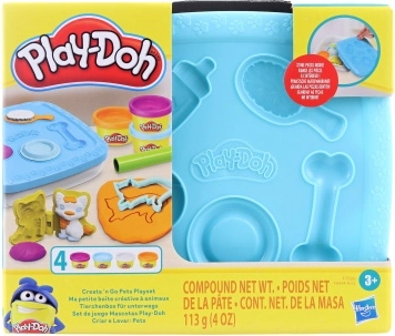 Play-Doh set creativ – animăluțe de companie, albastru