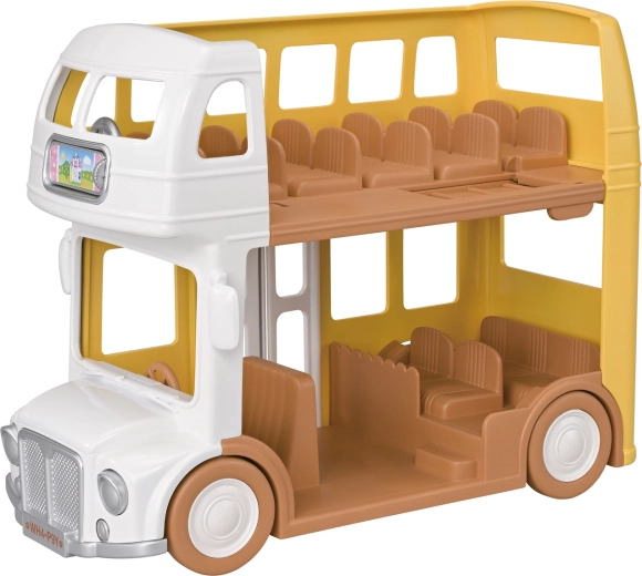 Sylvanian Families autobuz școlar cu două etaje