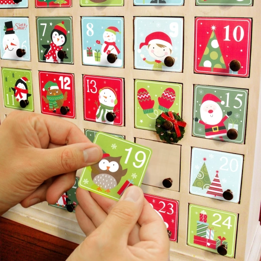 Set de autocolante pentru calendarul de Advent