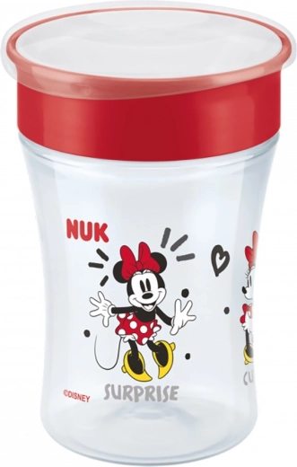 Cană pentru copii NUK Magic Cup Minnie, 360°, 230 ml