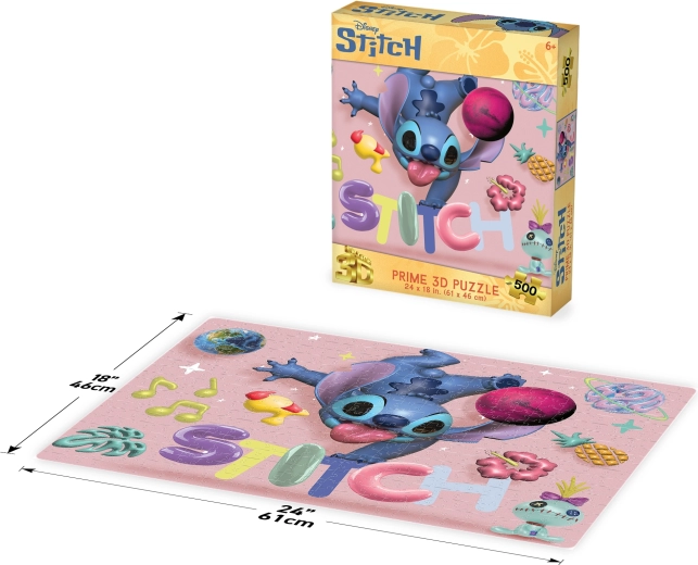 Puzzle 3D Disney Stitch 500 piese