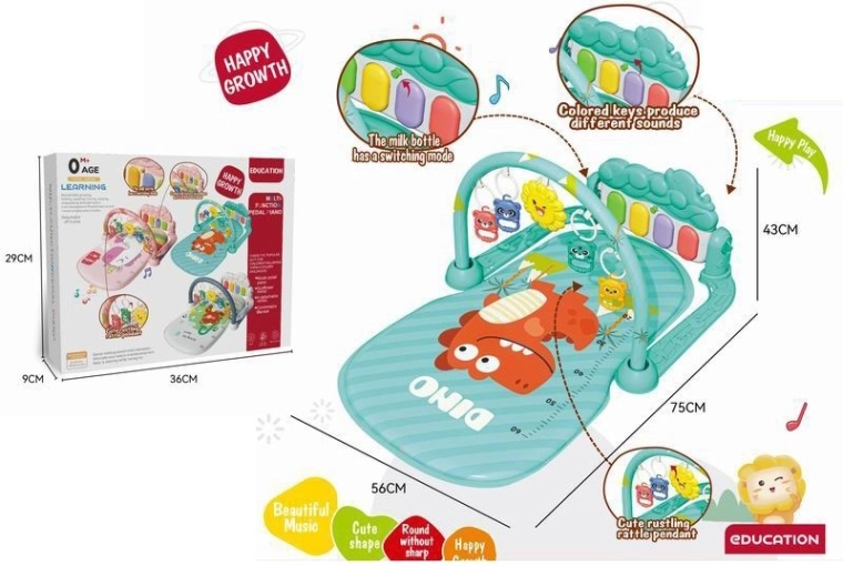 Saltea Dino cu pian pentru copii