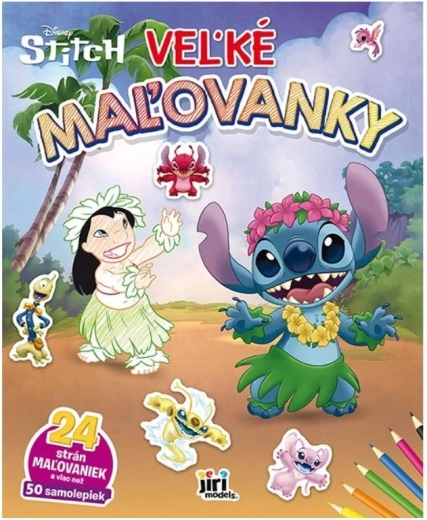 Mari cărți de colorat Lilo & Stitch