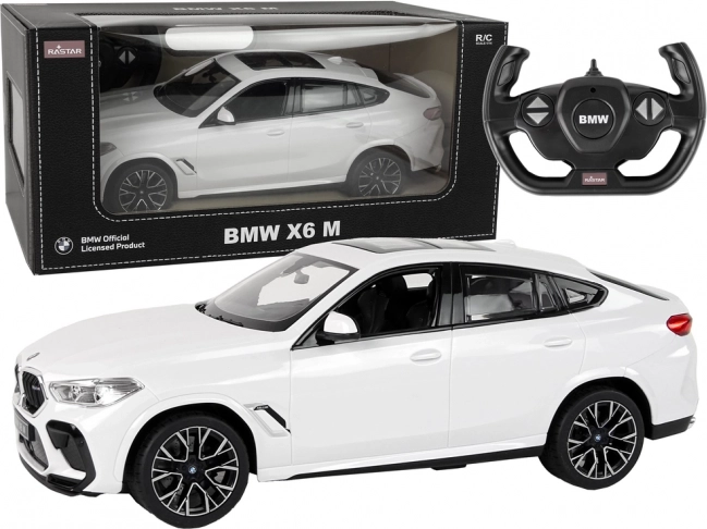 Mașină RC BMW X6 M 1:14 Rastar albă
