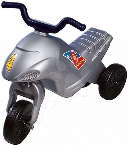 Tricicletă fără pedale Super Bike mini, argintie, 41 cm