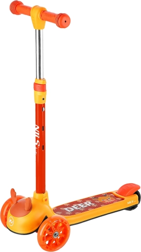 Trotinetă tricycle pentru copii cu roți LED NILS Fun Deer