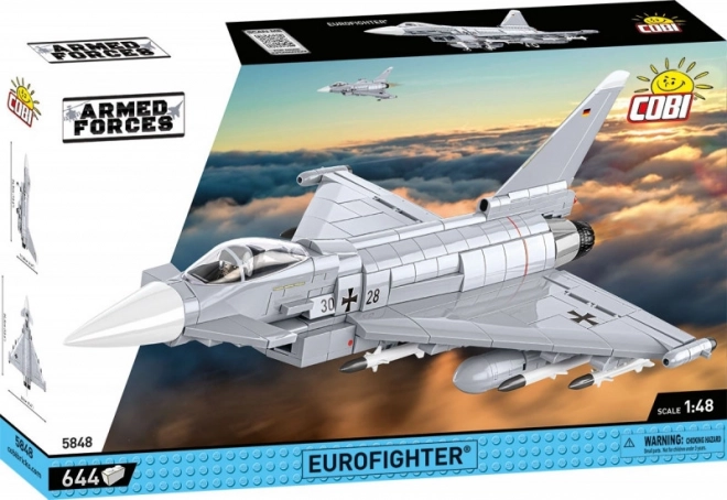 Set de construcție avion Eurofighter Typhoon 1:48 de la COBI