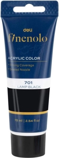 Vopsea acrilică 75 ml – neagră