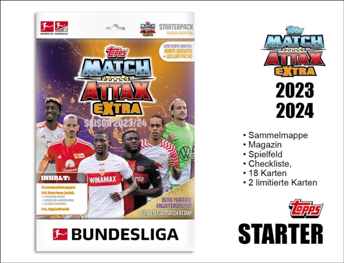 Topps Match Attax Extra Bundesliga 2023/2024 set de start