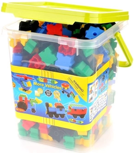 Morphun Junior Vehicule – set de construcție 300 piese