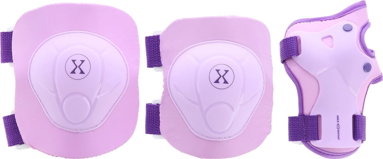 Set de protecții NILS Extreme H704 – mov – M