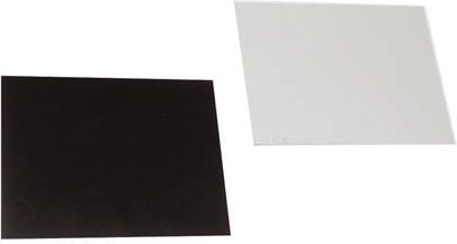 Sticlă de sudură închisă la culoare pentru vizieră nr. 8 (2 buc.)