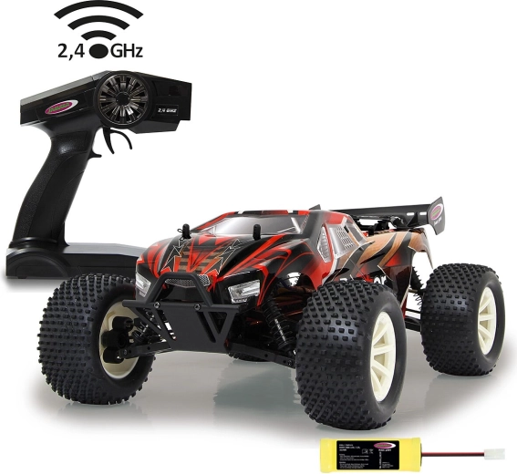 Jamara Brecter truggy off-road 4WD 1:10 cu telecomandă (2,4 GHz) cu baterie NiMH