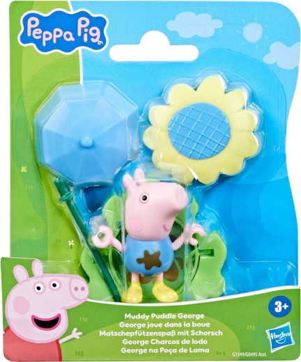 Hasbro – Peppa Pig: distracție în baltă – figurină George cu accesorii