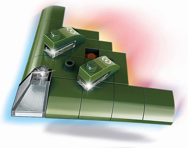 Qman bombardier amfibiu Electric Ray – mini-construcție 38 piese