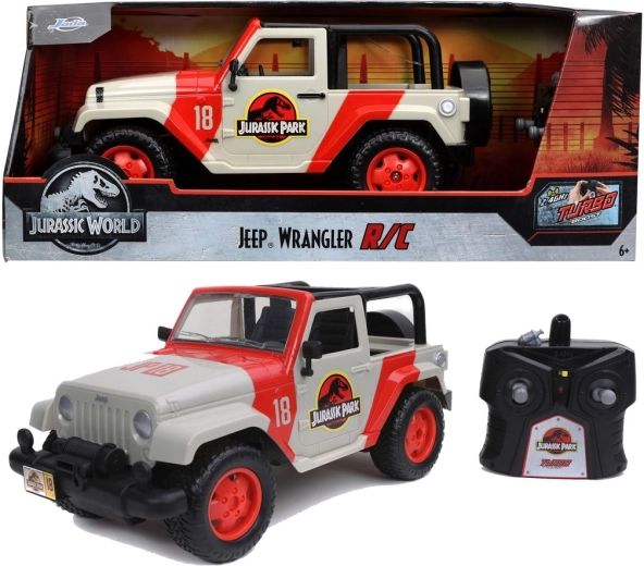 Jada Toys Jurassic Park RC Jeep Wrangler 1:16 - 1 bucată