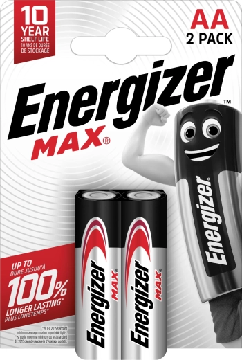Baterii alcaline ENERGIZER Max AA, 2 buc.