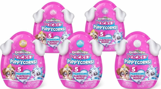 Cățeluș ZURU Rainbocorns Mini cu Surpriză