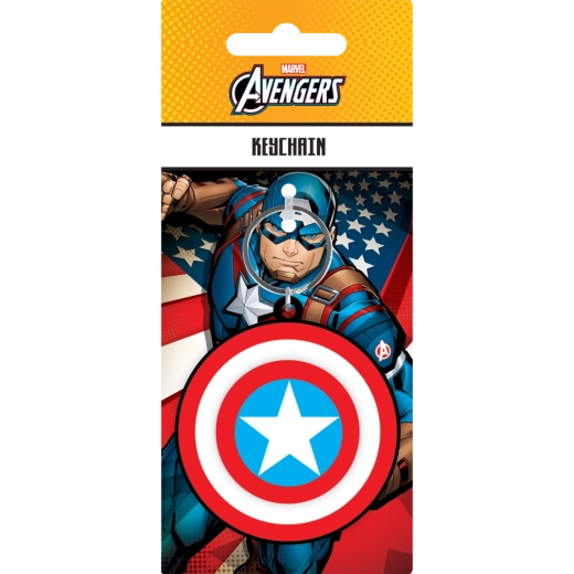 Breloc Marvel cu spinner Căpitanul America – scut