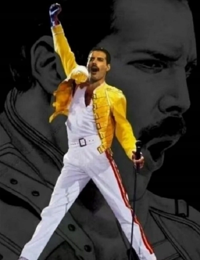Norimpex pictură după numere – Poza lui Freddie Mercury 40 × 50 cm
