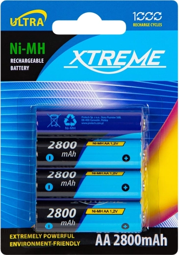 Acumulatori AA NiMH 2800 mAh Xtreme - 4 buc
