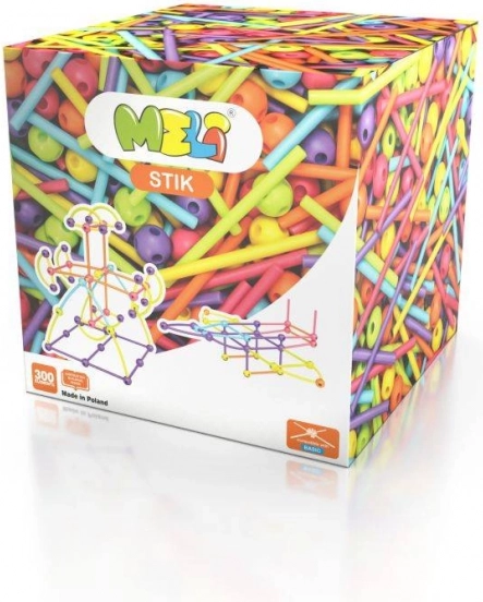 Set de construcție Meli Stik 300 bucăți