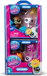 Littlest Pet Shop set cu două figurine cu accesorii, seria 7