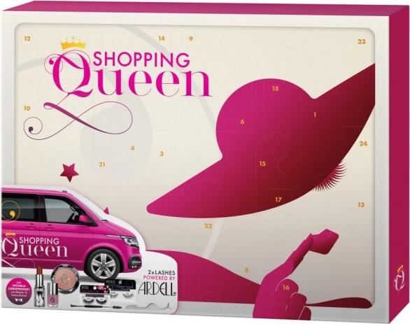 calendar de Advent SHOPPING QUEEN cu produse cosmetice și gene false ARDELL
