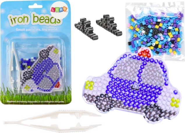 Set ornat cu mărgele pentru călcare – Mașină de poliție