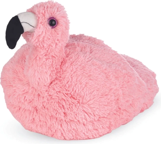 Cozy Noxxiez flamingo – papuc plușat încălzitor pentru picioare