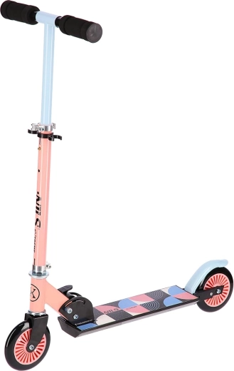 Trotinetă pliabilă NILS Extreme roz-albastru