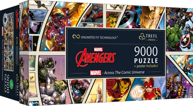 Puzzle 9000 piese Marvel Across the Comic Universe
