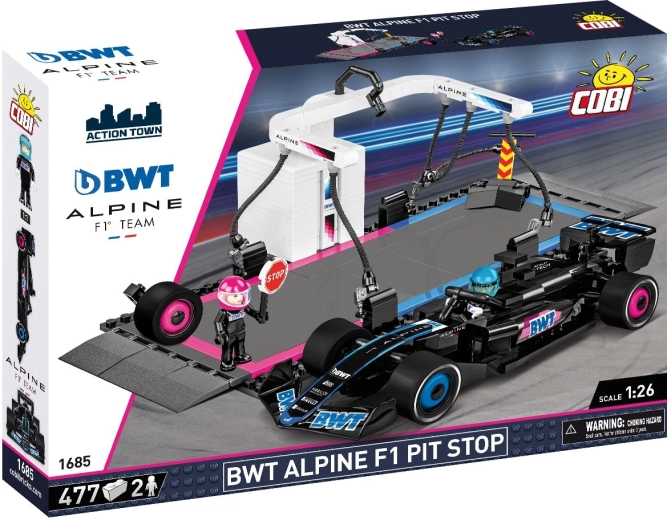Cobi BWT Alpine F1 pit stop set de construcție 1:26