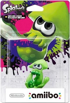 Figurină amiibo Splatoon Squid (Inkling Squid) – verde