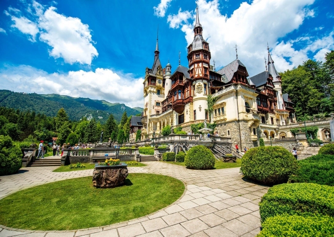 Puzzle Castelul Regal Sinaia România 1000 piese