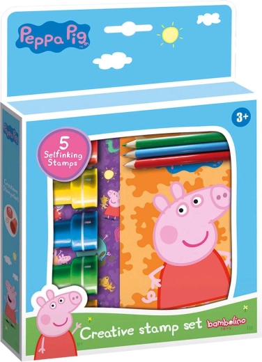 Set de ștampile Peppa Pig cu accesorii pentru copii