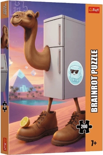 Puzzle BrainRots cămila de frigider 200 de piese