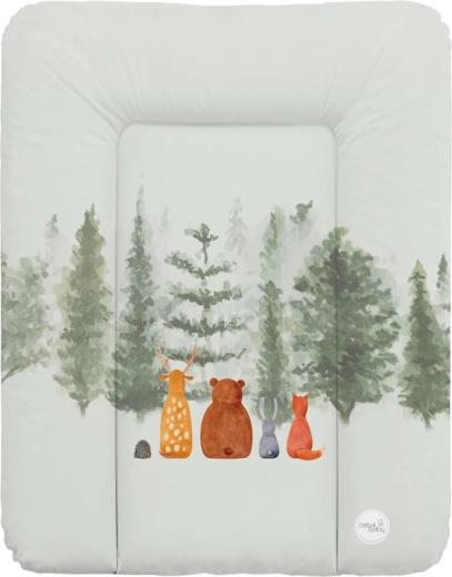 Ceba Baby saltea de înfășat moale pentru comodă 50 × 70 cm basic forest companions