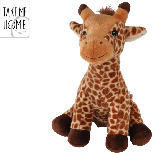 Girafă de pluș Take Me Home, șezândă, 25 cm - 1 bucată