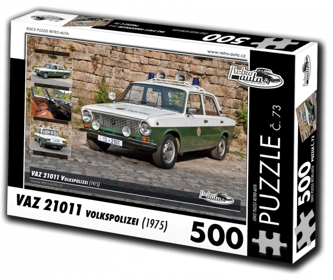 Puzzle auto retro VAZ 21011 Volkspolizei 500 piese