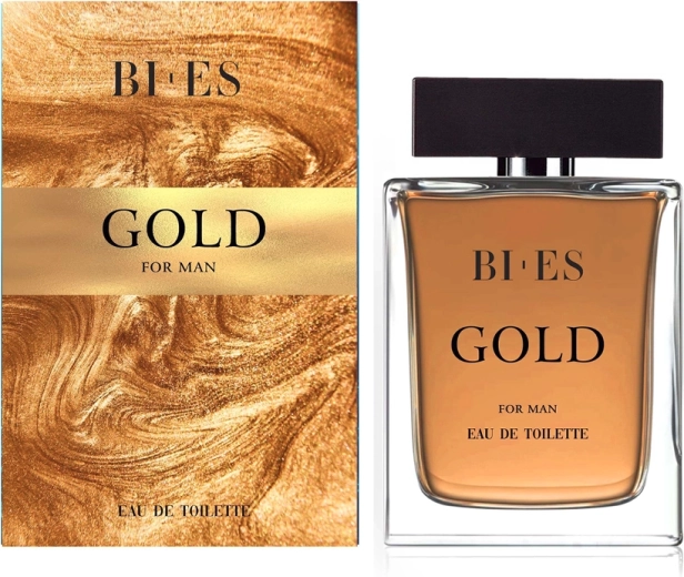 Apă de toaletă pentru bărbați BI-ES Gold 90 ml